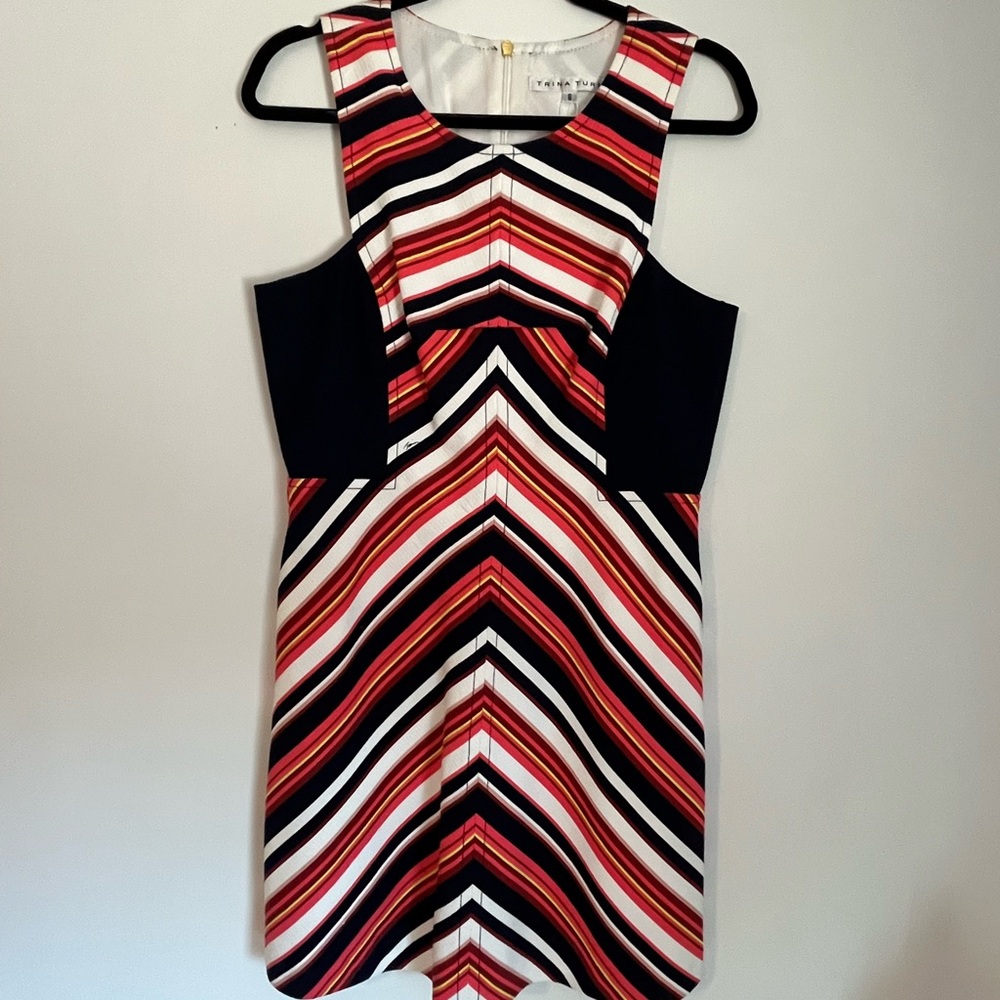 Trina Turk Chevron Mini Dress - Picture 3 of 7